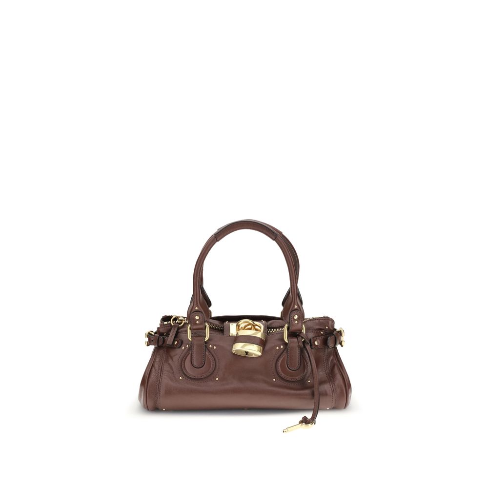 Chloé Bordeaux Calf Leather Shoulder Bag | Artisanal Luxury
