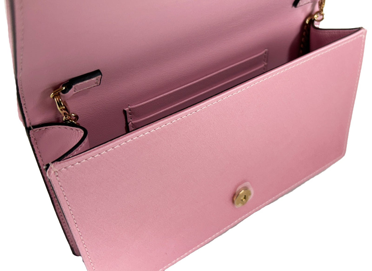 Elevate your elegance with the Versace Medusa Crystal Satin Mini Chain Crossbody Bag, a luxurious blend of exquisite satin and meticulous craftsmanship, perfect for any occasion.