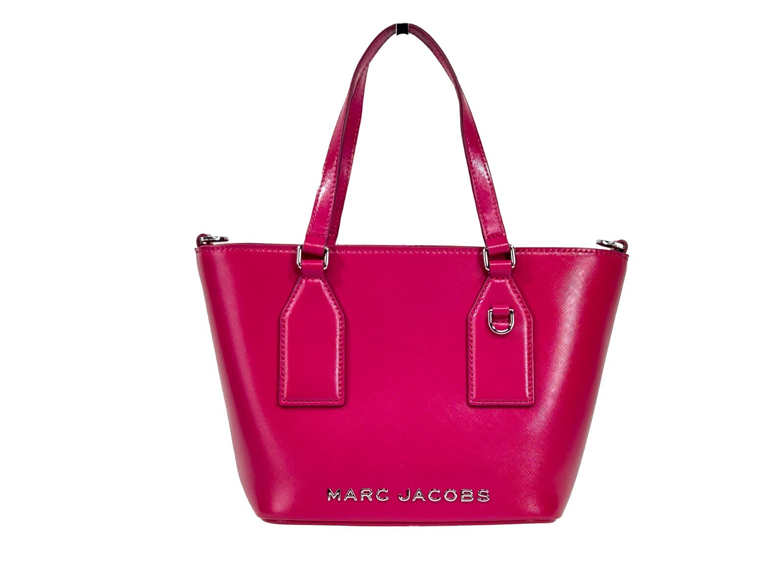 Marc Jacobs Small Saffiano Leather Tote - Luxurious Lipstick Pink