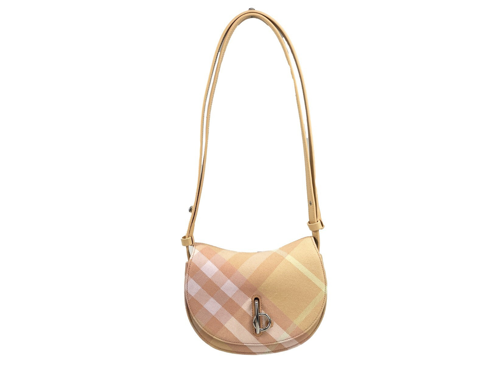 Burberry Mini Check Rocking Horse Crossbody Bag, artisanal luxury