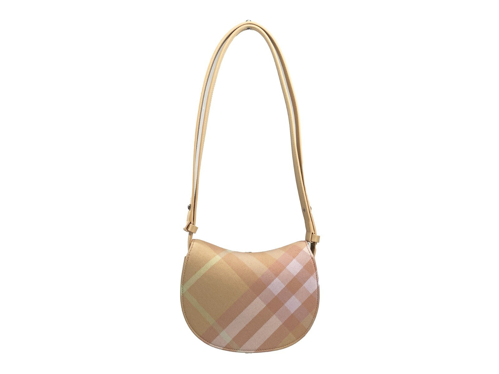 Burberry Mini Check Rocking Horse Crossbody Bag, artisanal luxury