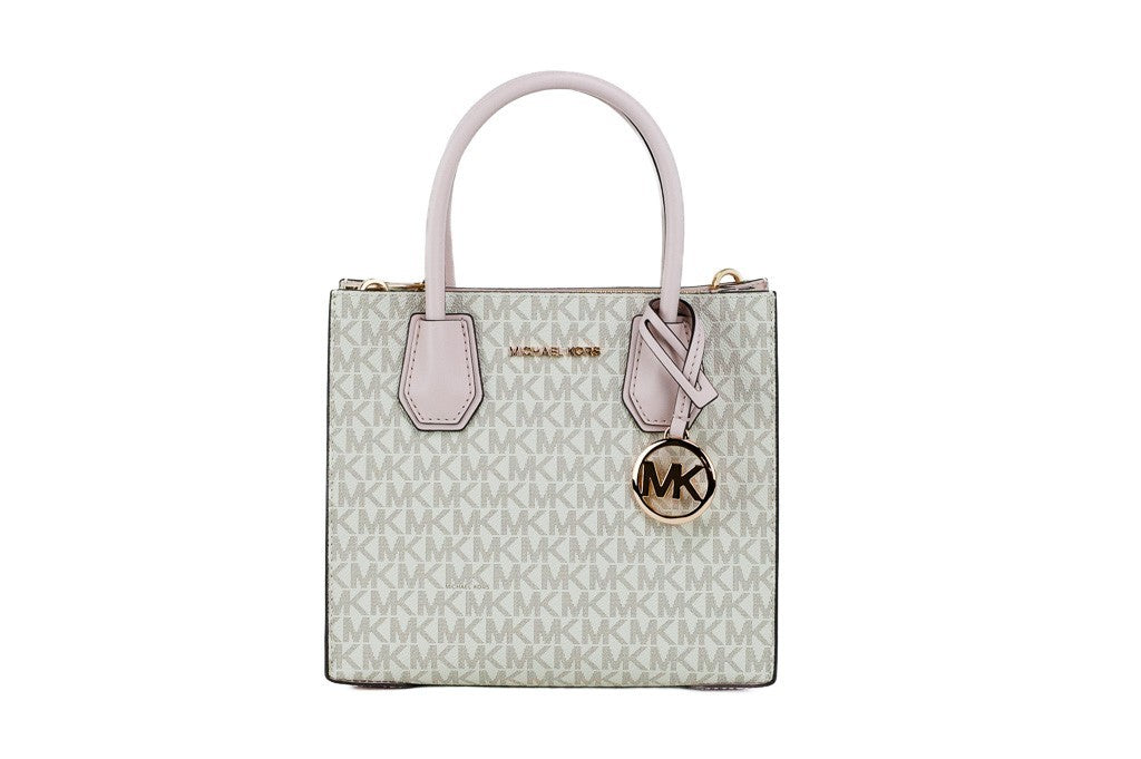 Elevate your style with the MICHAEL KORS Mercer Medium Logo and Leather Accordion Crossbody Bag, a masterpiece of exquisite craftsmanship and luxurious design, perfect for any occasion.
