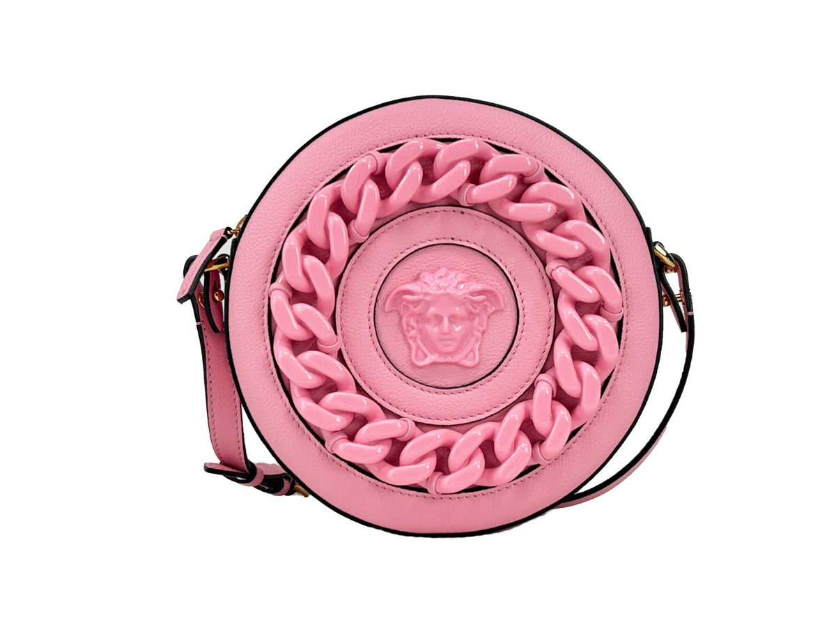 Versace Round Disco Leather Camera Case - Timeless Luxury 2023