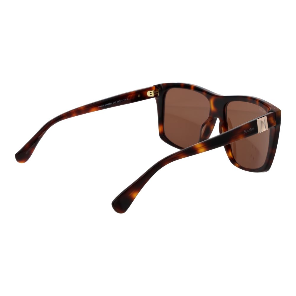 Discover the Max Mara Brown Acetate Sunglasses, a blend of exquisite craftsmanship and timeless elegance, perfect for elevating your sun-kissed adventures.