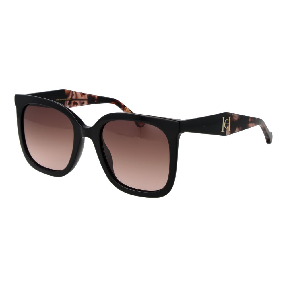 Carolina Herrera Black Acetate Sunglasses - Timeless Luxury Accessory