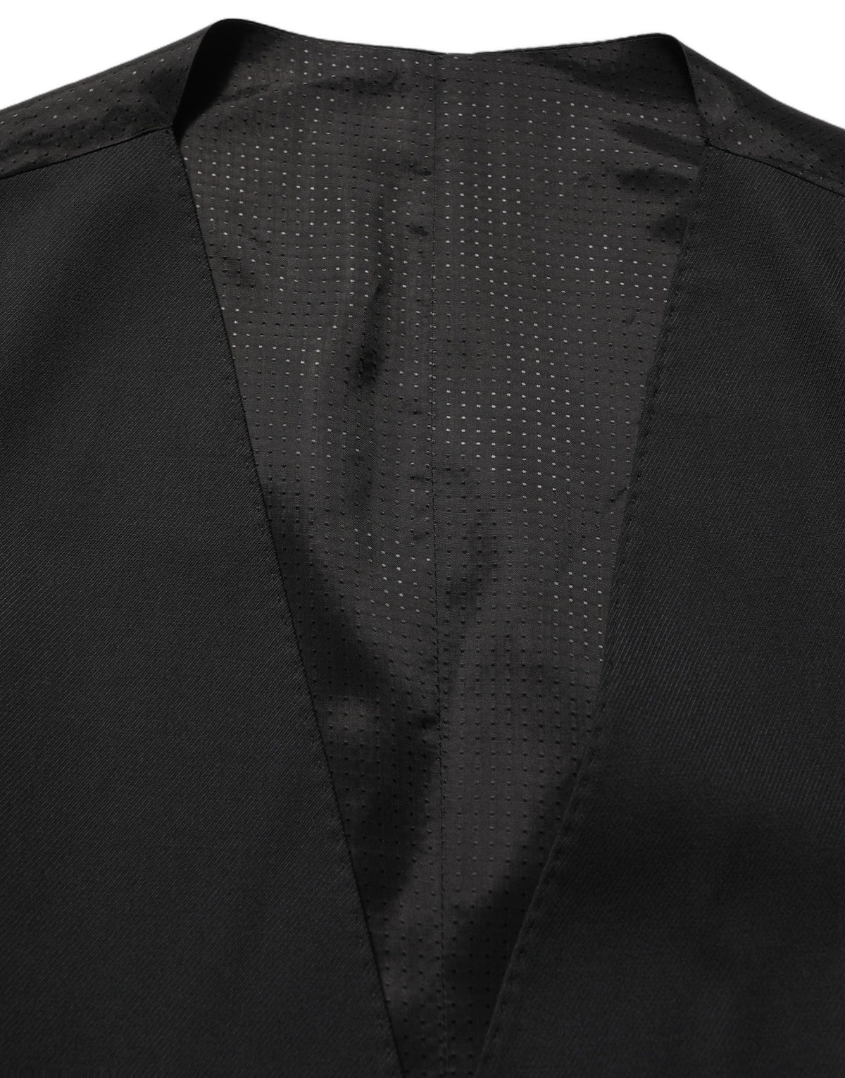 Dolce & Gabbana Black Wool Waistcoat Vest for Timeless Elegance