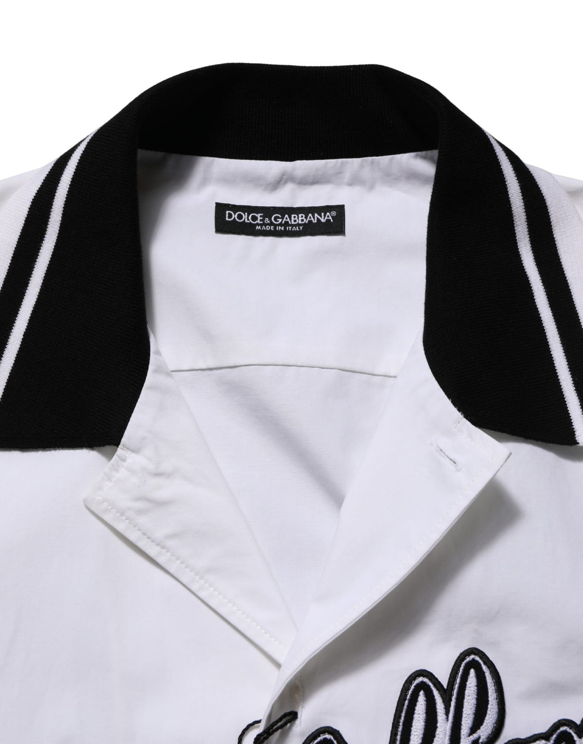 Dolce & Gabbana Cotton Baseball Shirt - Timeless Luxury Style