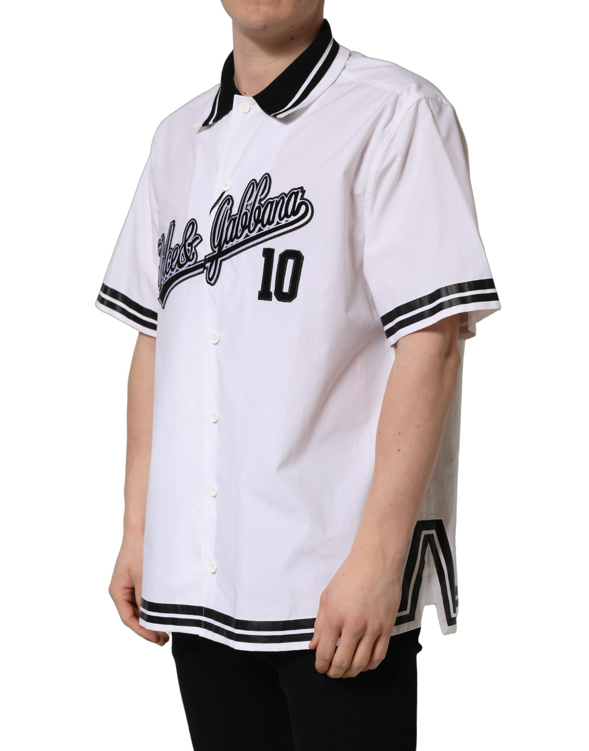 Dolce & Gabbana Cotton Baseball Shirt - Timeless Luxury Style