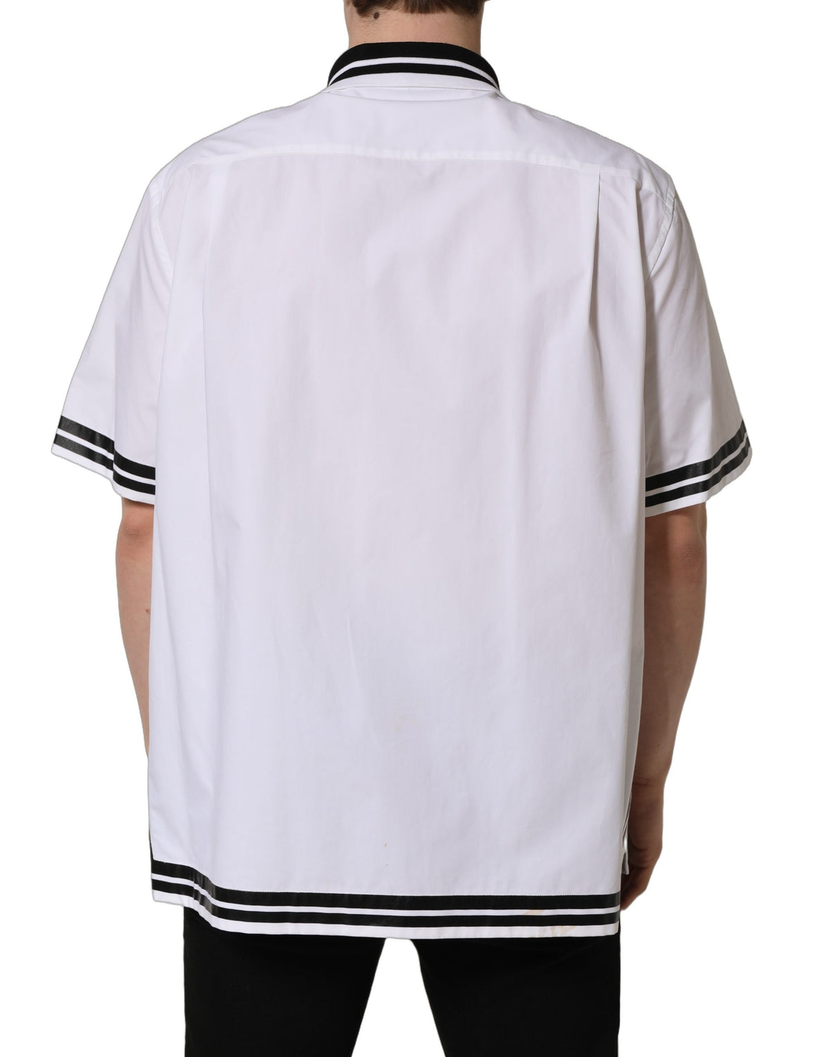 Dolce & Gabbana Cotton Baseball Shirt - Timeless Luxury Elegance