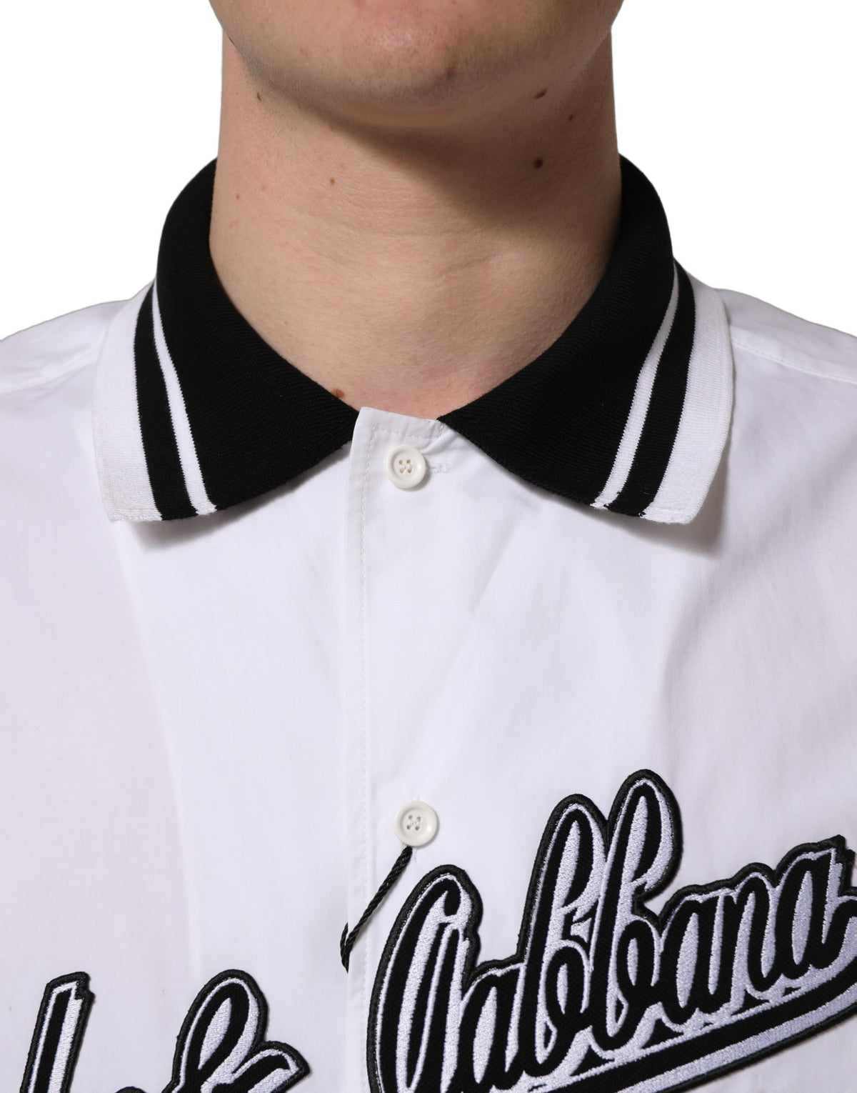 Dolce & Gabbana Cotton Baseball Shirt - Timeless Luxury Style