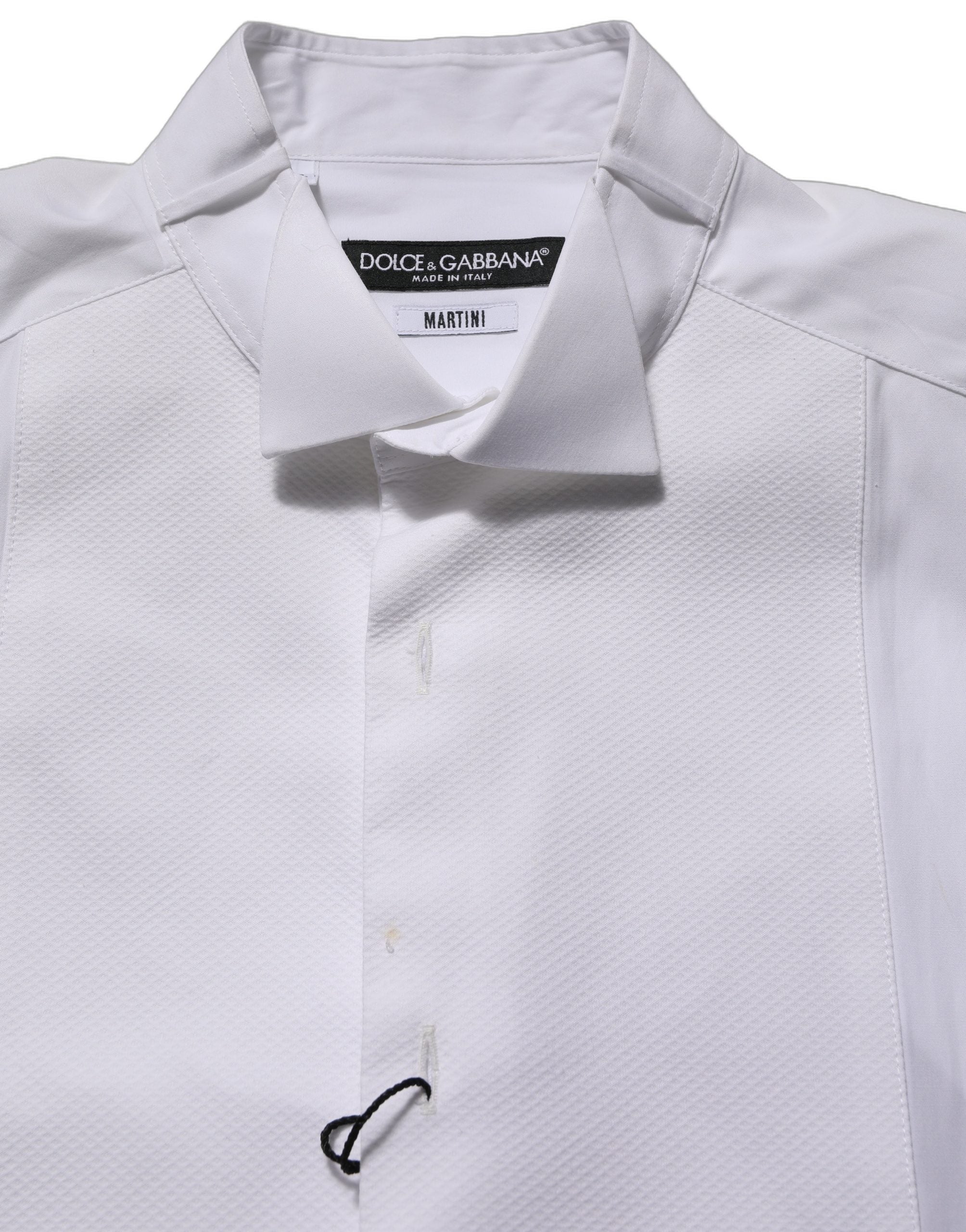 Dolce & Gabbana MARTINI Sleeveless Dress Shirt in Luxurious Cotton