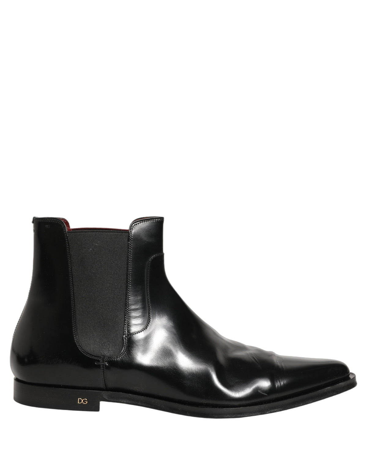 Dolce & Gabbana Black Chelsea Ankle Boots – Artisanal Luxury Footwear