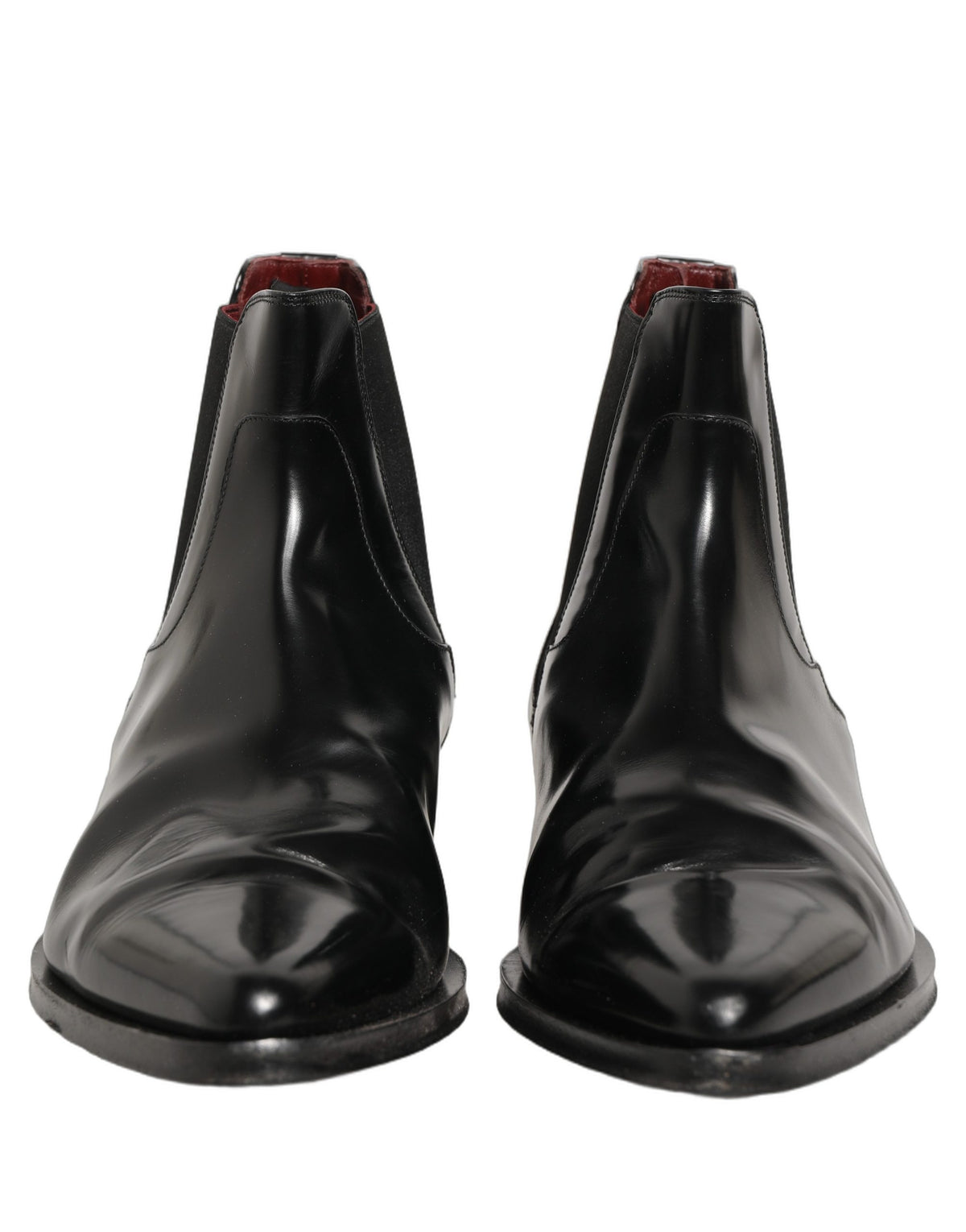 Dolce & Gabbana Black Chelsea Slip On Ankle Boots - Luxury Footwear