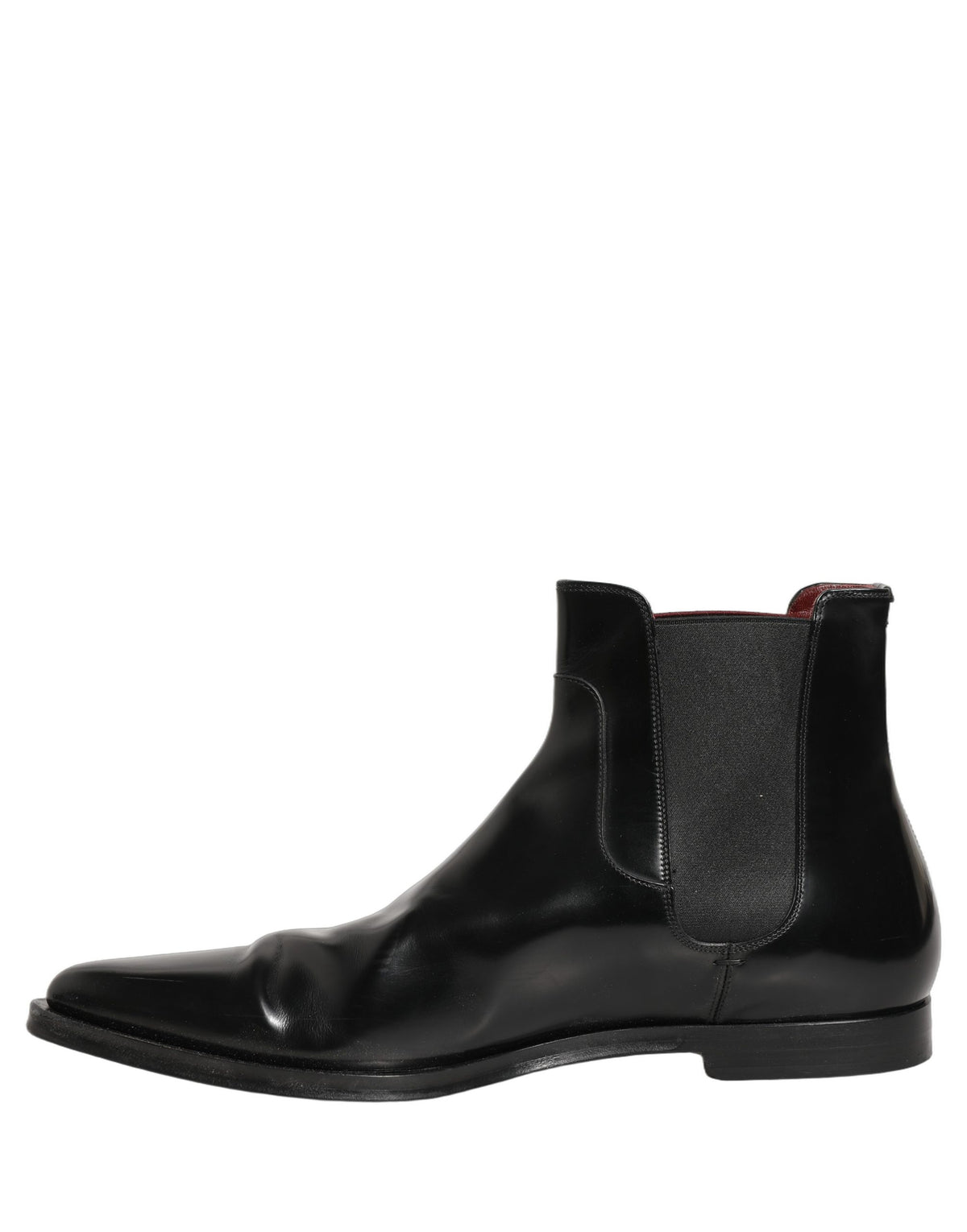 Dolce & Gabbana Black Chelsea Boots - Artisanal Luxury Footwear