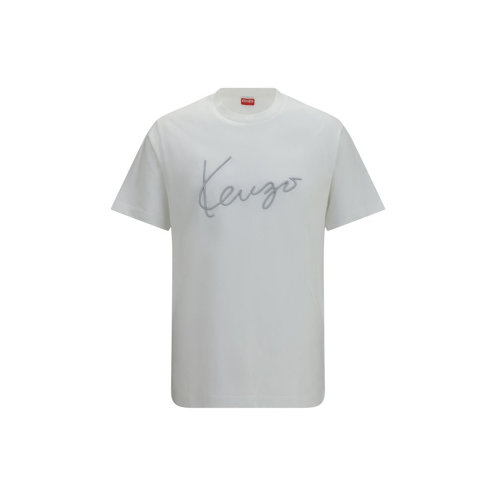 Kenzo White Cotton T-Shirt - Elevate Your Everyday Luxury