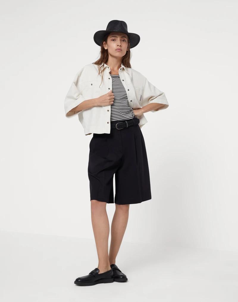 Brunello Cucinelli Black Cotton Clothing
