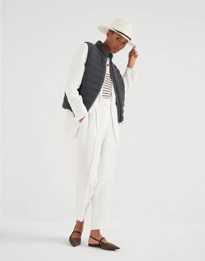 Brunello Cucinelli Natural Viscose Blazer