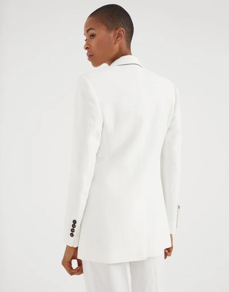 Brunello Cucinelli Natural Viscose Blazer