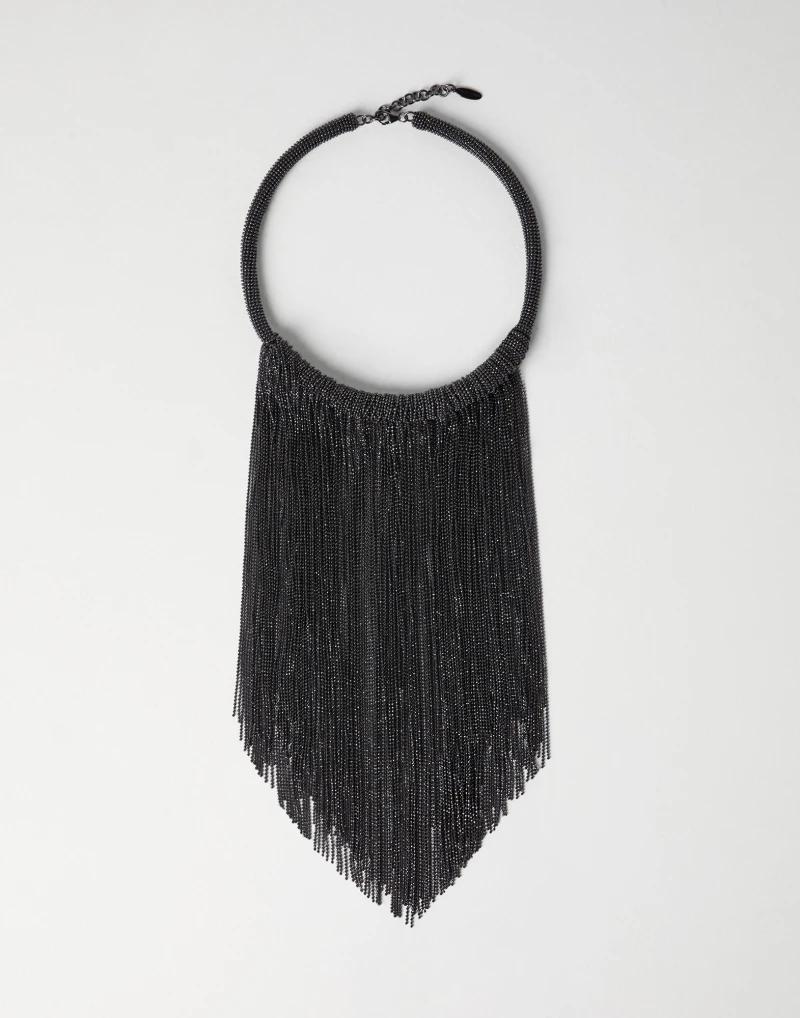 Brunello Cucinelli Army Brass Necklace