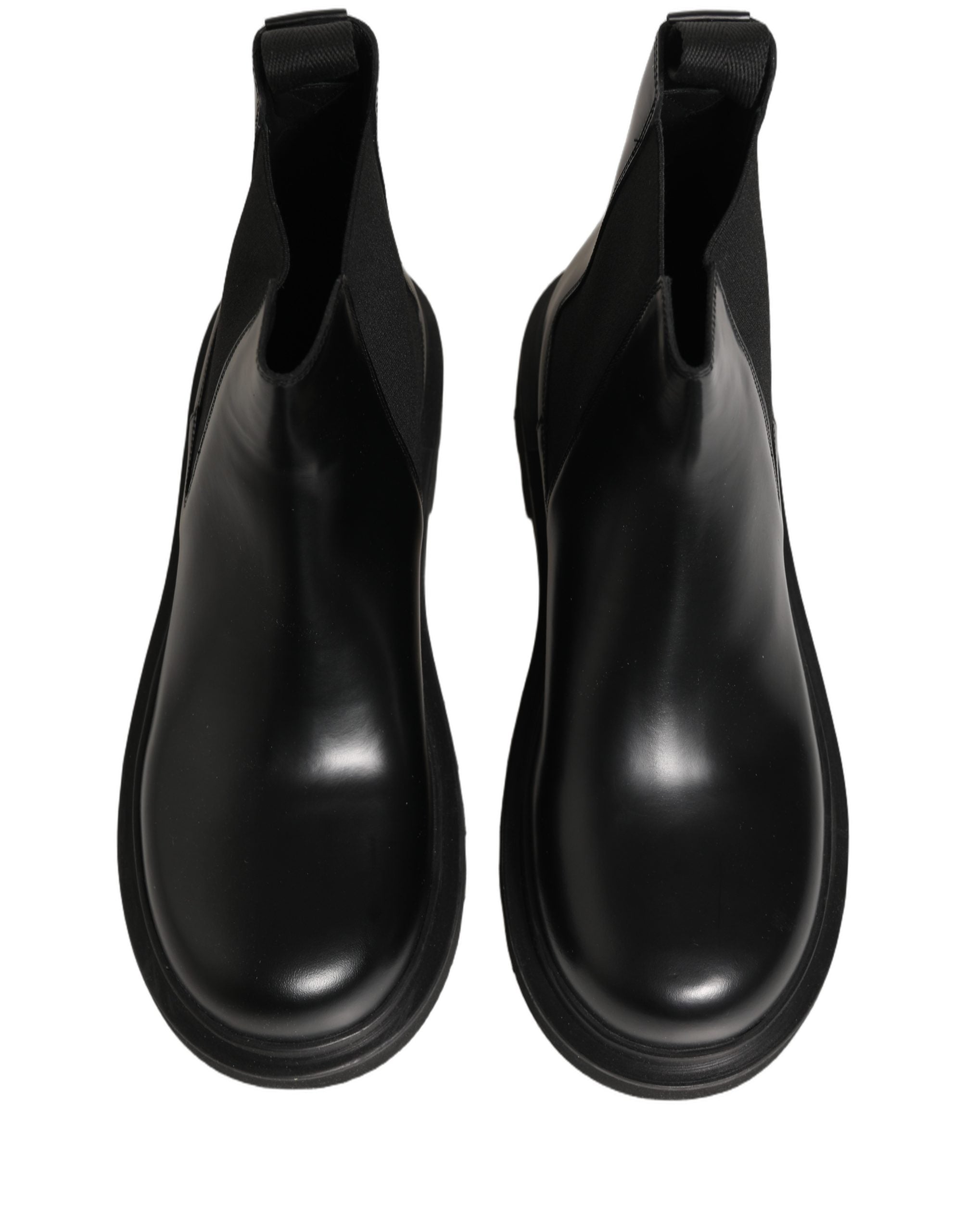 Dolce & Gabbana Black Chelsea Boots - Timeless Italian Elegance
