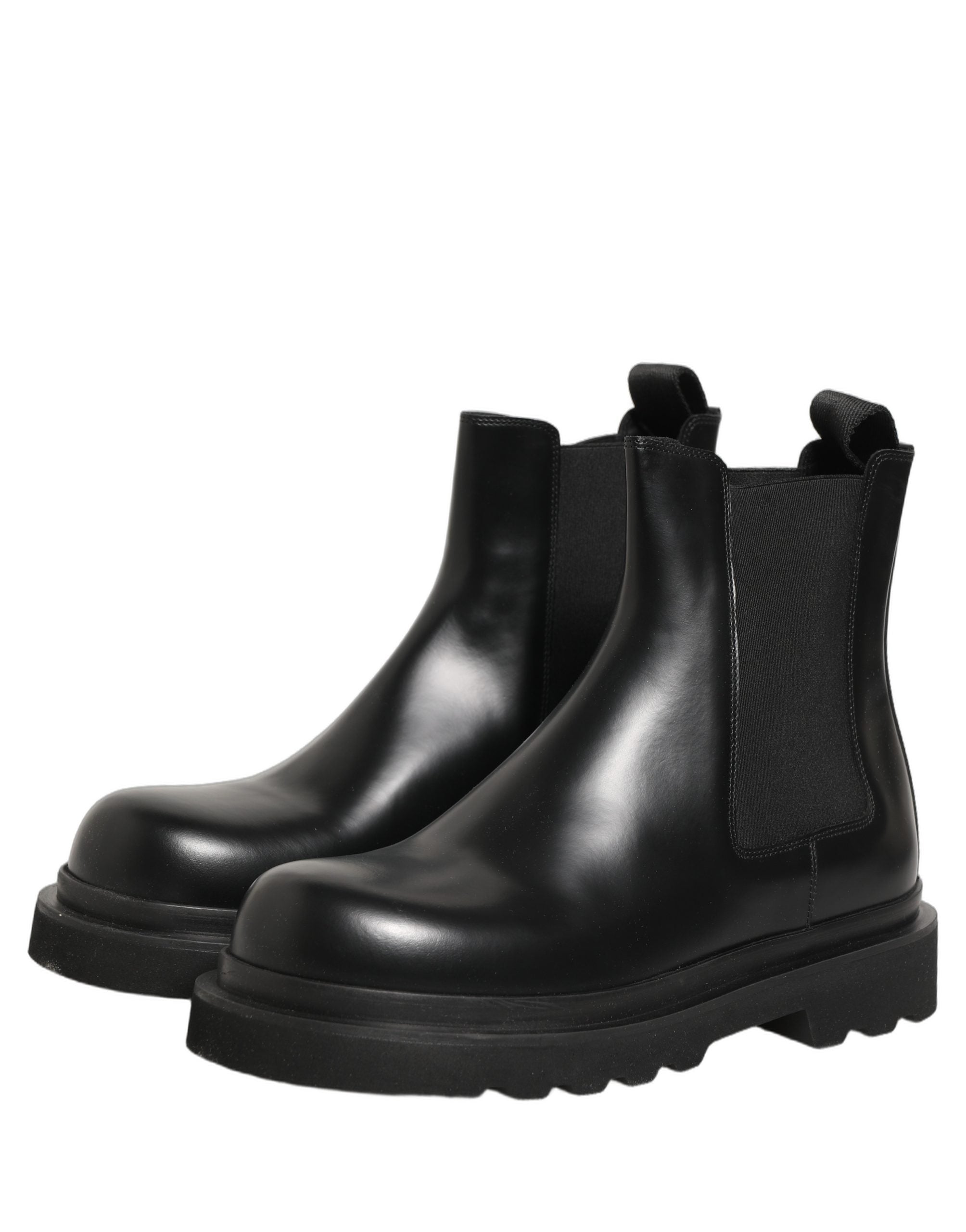 Dolce & Gabbana Black Chelsea Boots - Timeless Italian Luxury