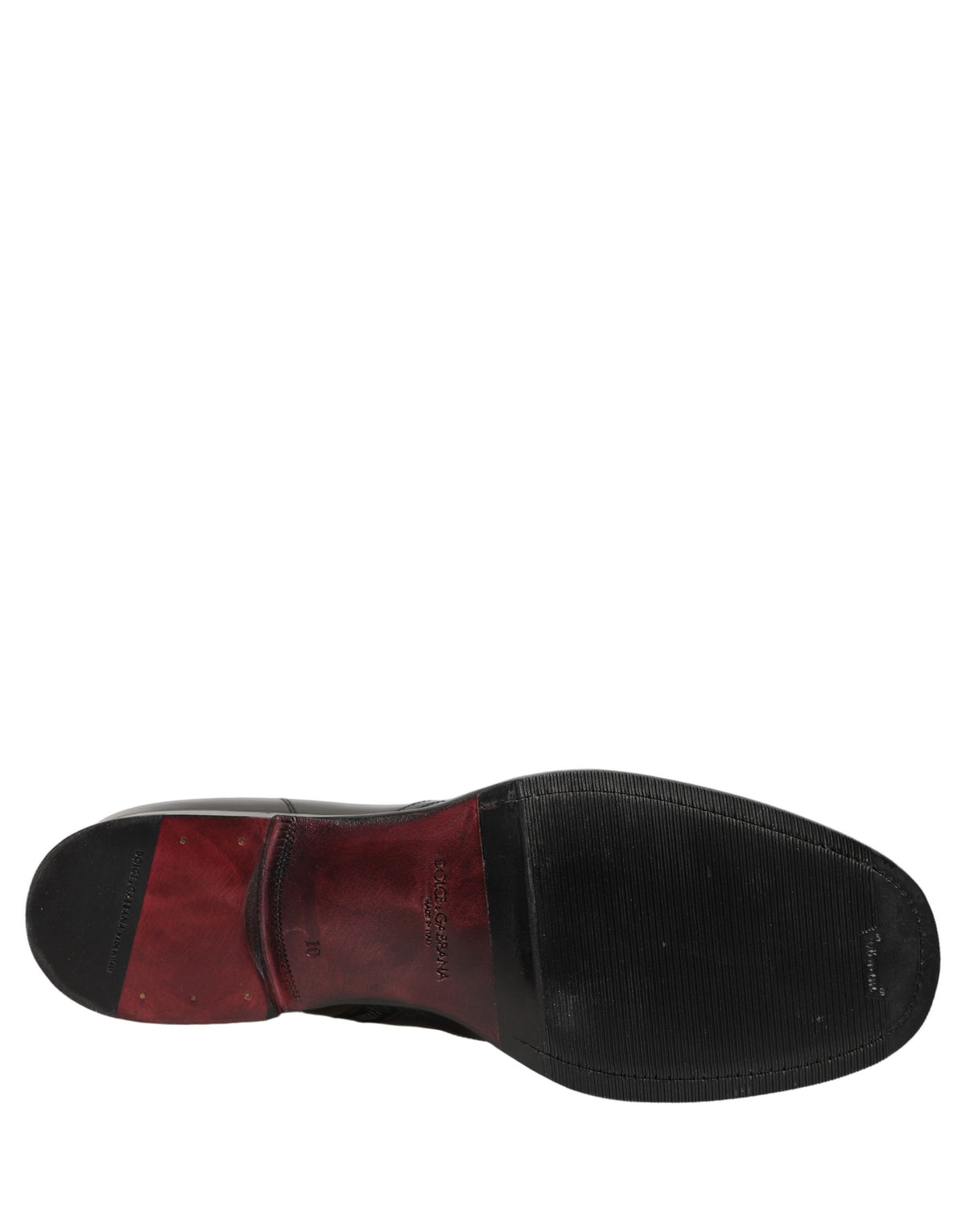 Dolce & Gabbana Black Leather Ankle Boots - Timeless Elegance