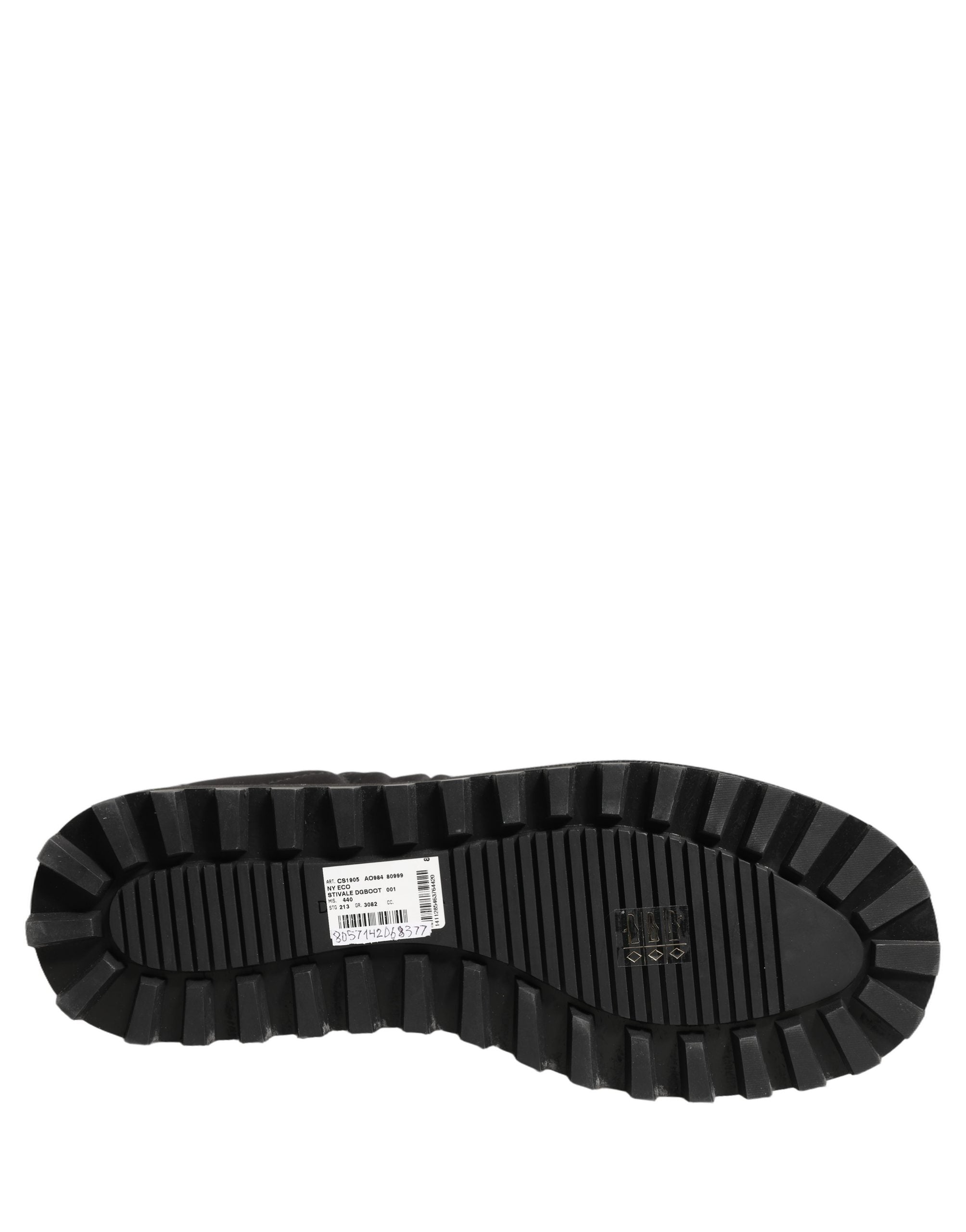Dolce & Gabbana Black Quilted Mid Calf Boots - Timeless Luxury