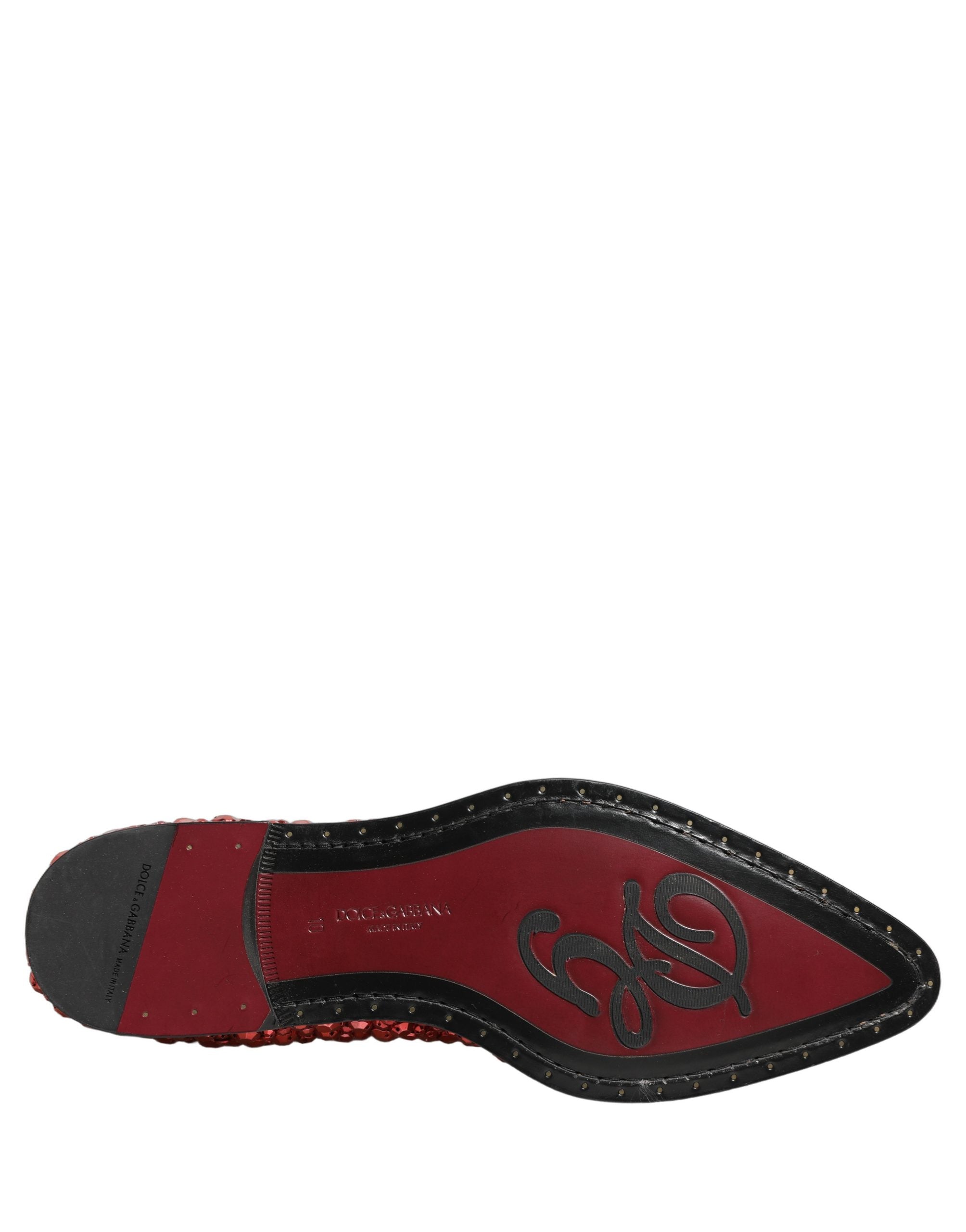 Dolce & Gabbana Red Chelsea Ankle Boots - Artisanal Luxury Footwear