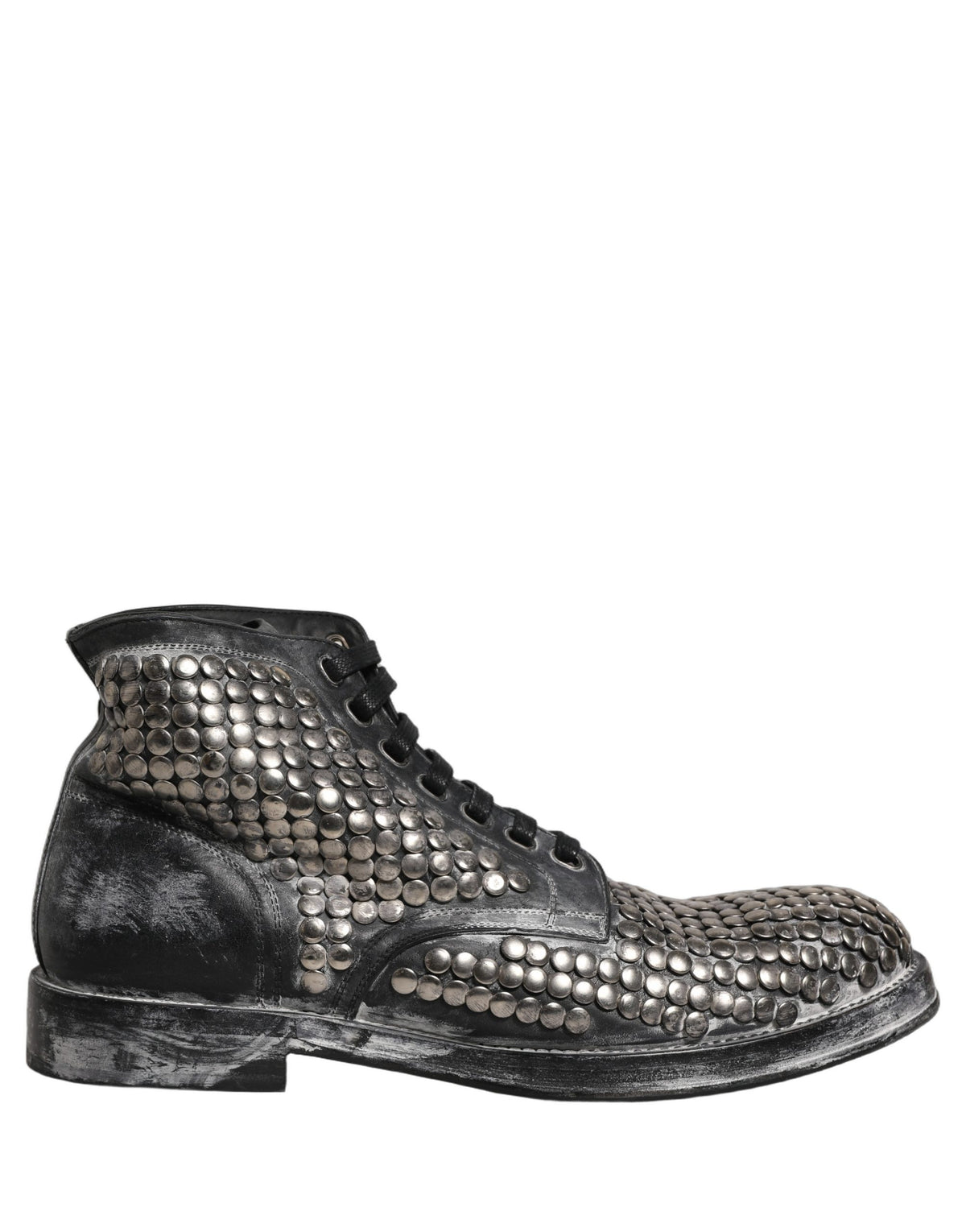 Dolce & Gabbana Black Leather Ankle Boots - Timeless Luxury