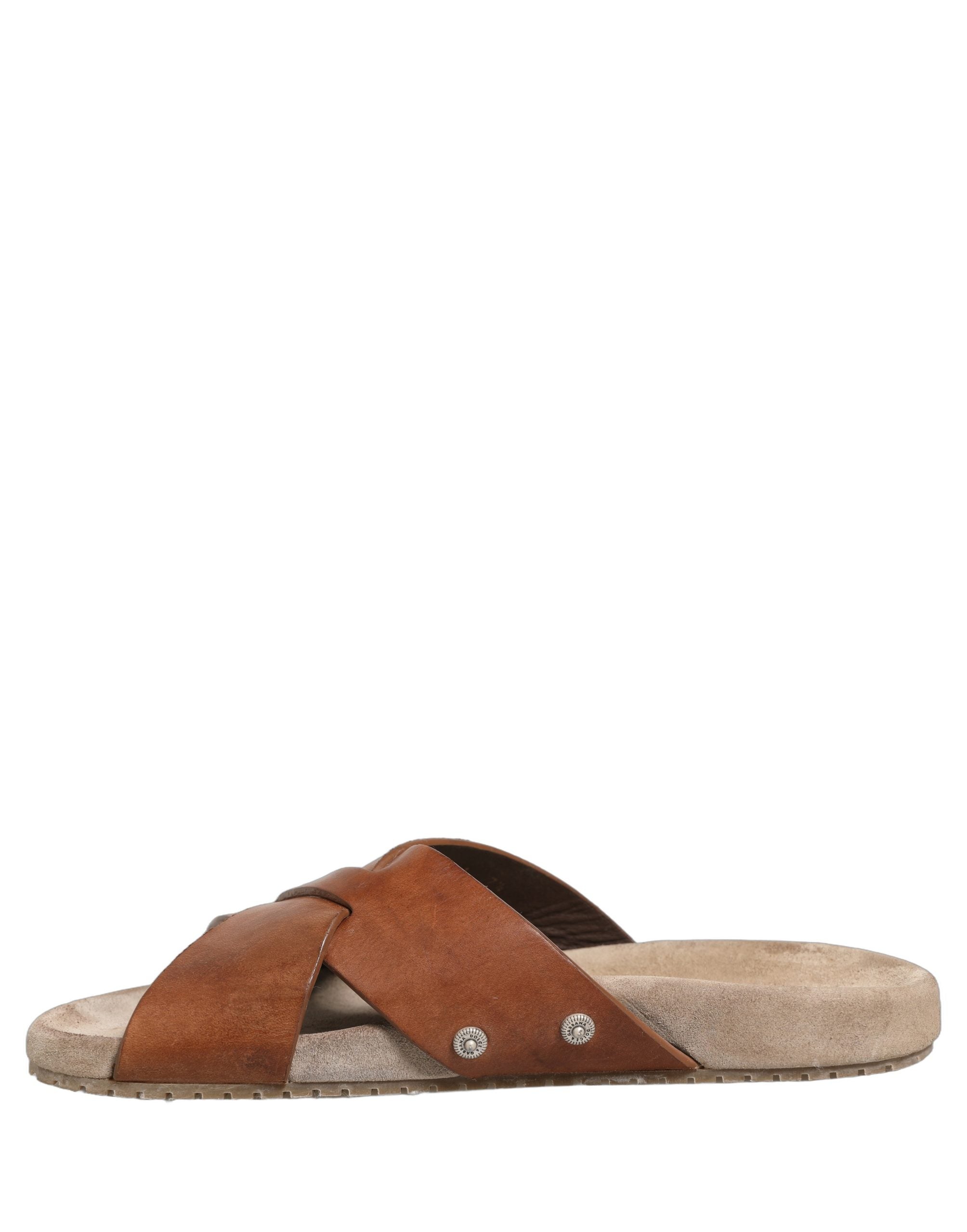 Dolce & Gabbana Brown Calf Leather Slides – Luxury Redefined