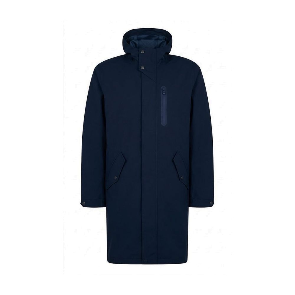 Discover the Herno Blue Polyester Coat, a blend of lightweight elegance and sophisticated design, perfect for those who embrace luxury and style.