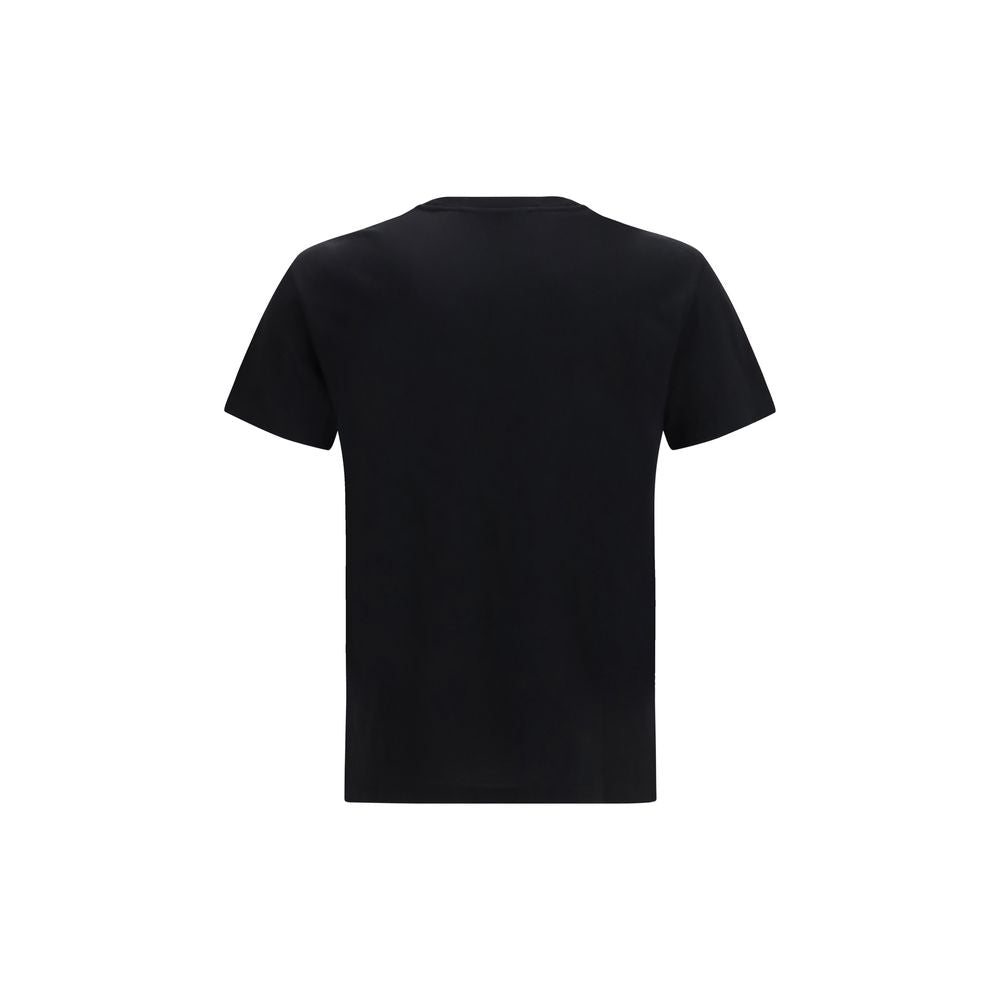 Valentino Black Cotton T-Shirt | Luxe Designer Essential
