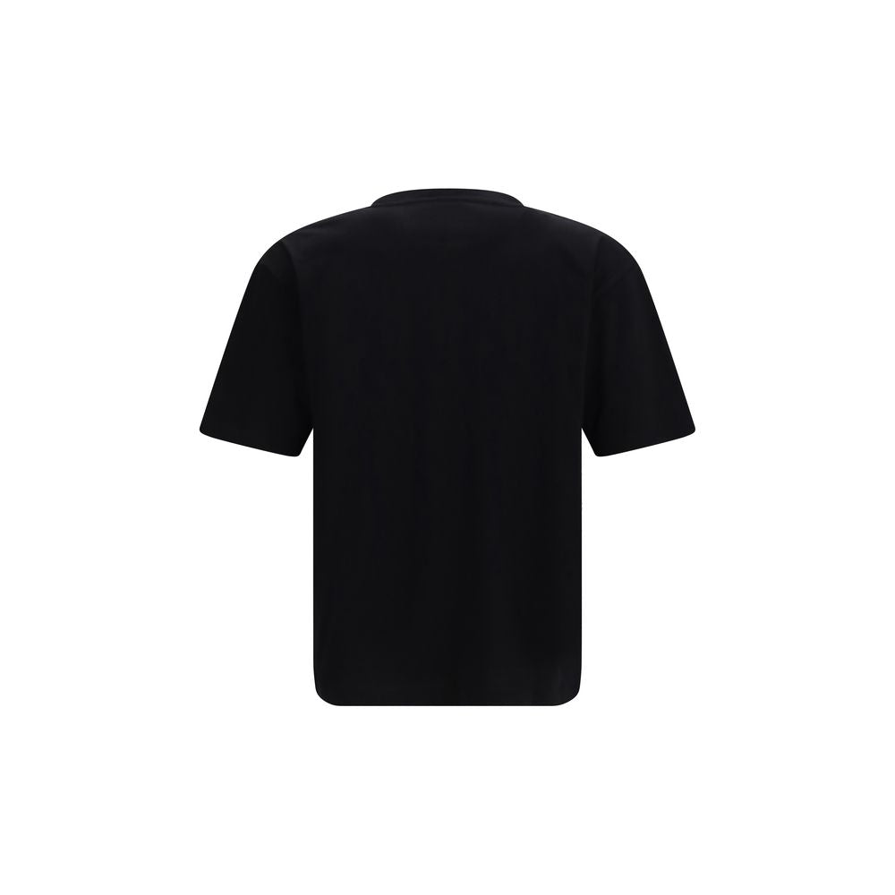 Indulge in the Valentino Black Cotton T-Shirt, a masterpiece of 100% cotton, featuring the iconic Panther print—where luxury meets modern artistry for the discerning individual.