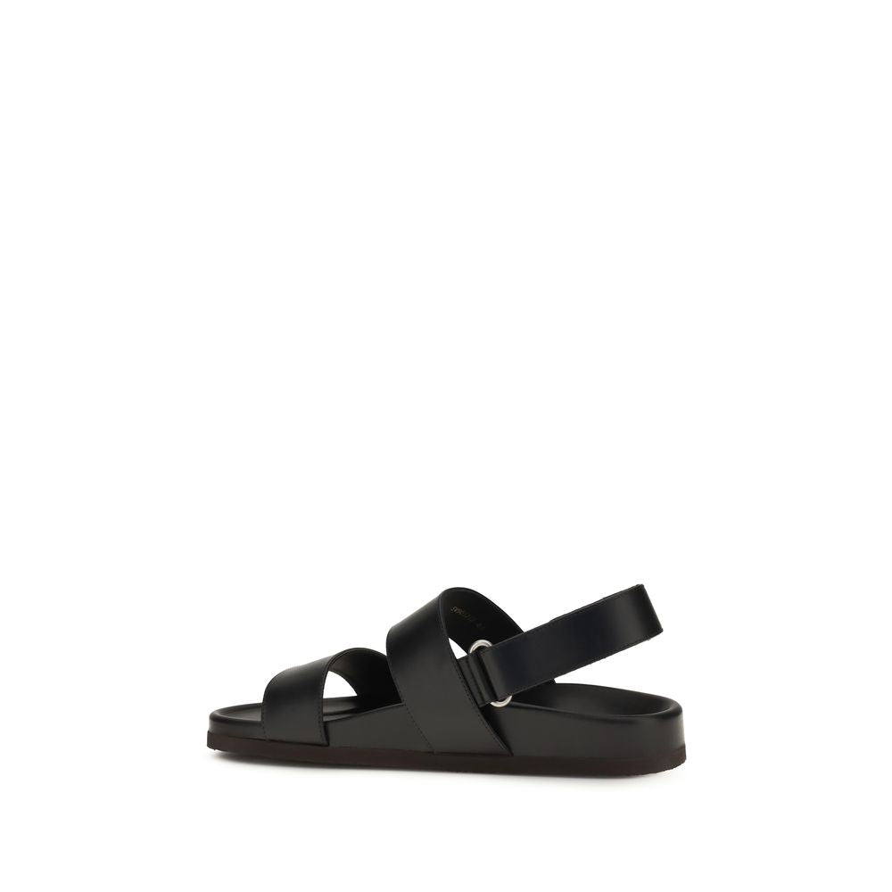 Valentino Garavani Flat Sandals - Timeless Elegance in Calf Leather