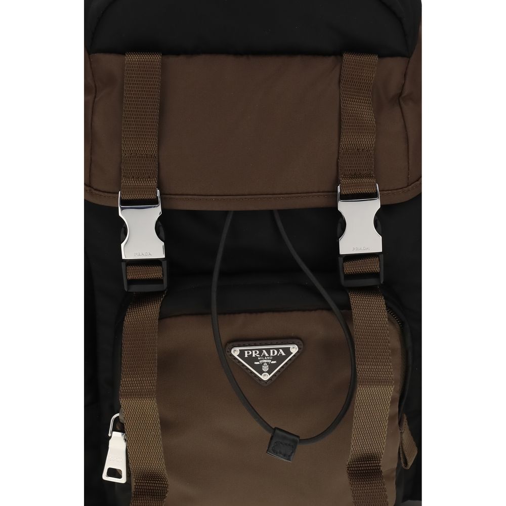 Discover the Prada Brown Recycled Polyamide Backpack, a fusion of sustainable luxury and expert craftsmanship, perfect for the discerning urban explorer.