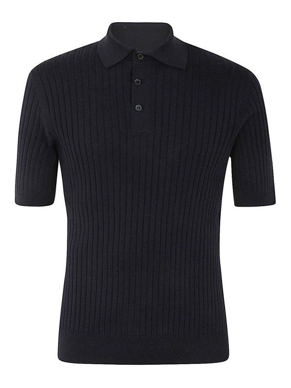 Brunello Cucinelli Blue Cotton Shirt
