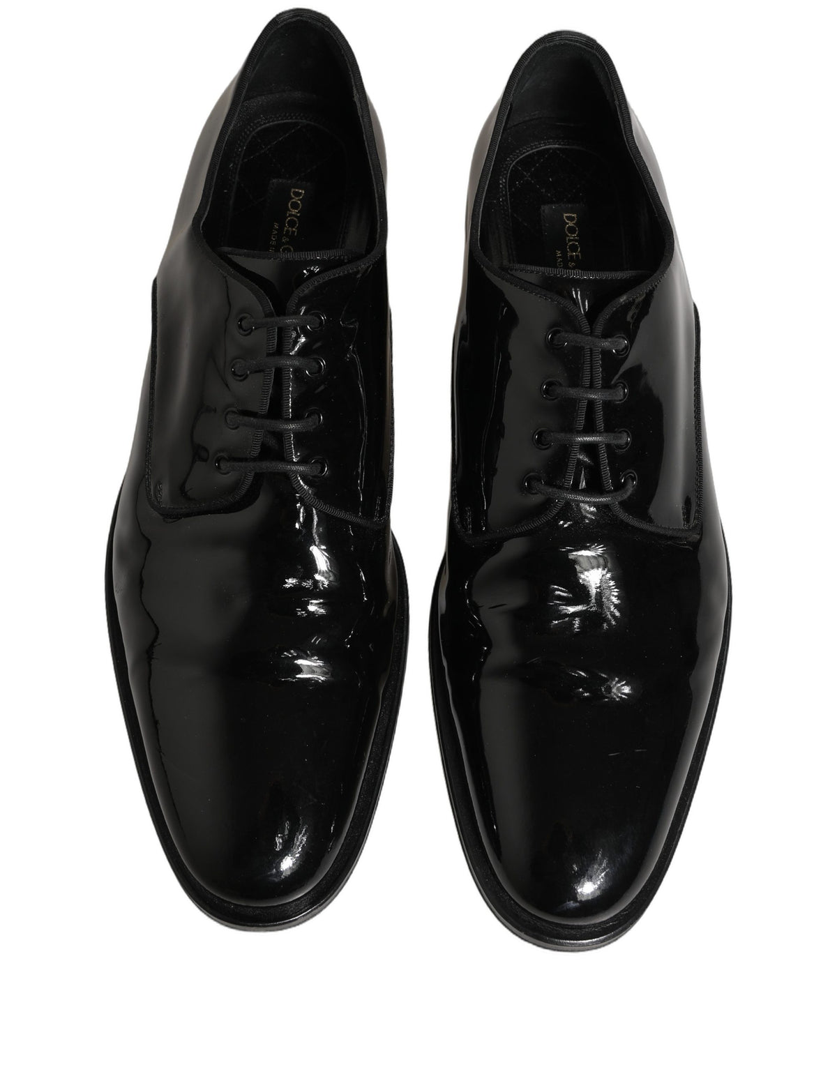 Dolce & Gabbana Derby Shoes - Timeless Luxury in Black Leather