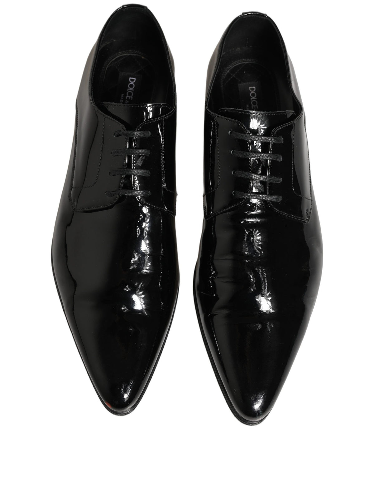 Dolce & Gabbana Black Leather Derby Shoes - Timeless Luxury
