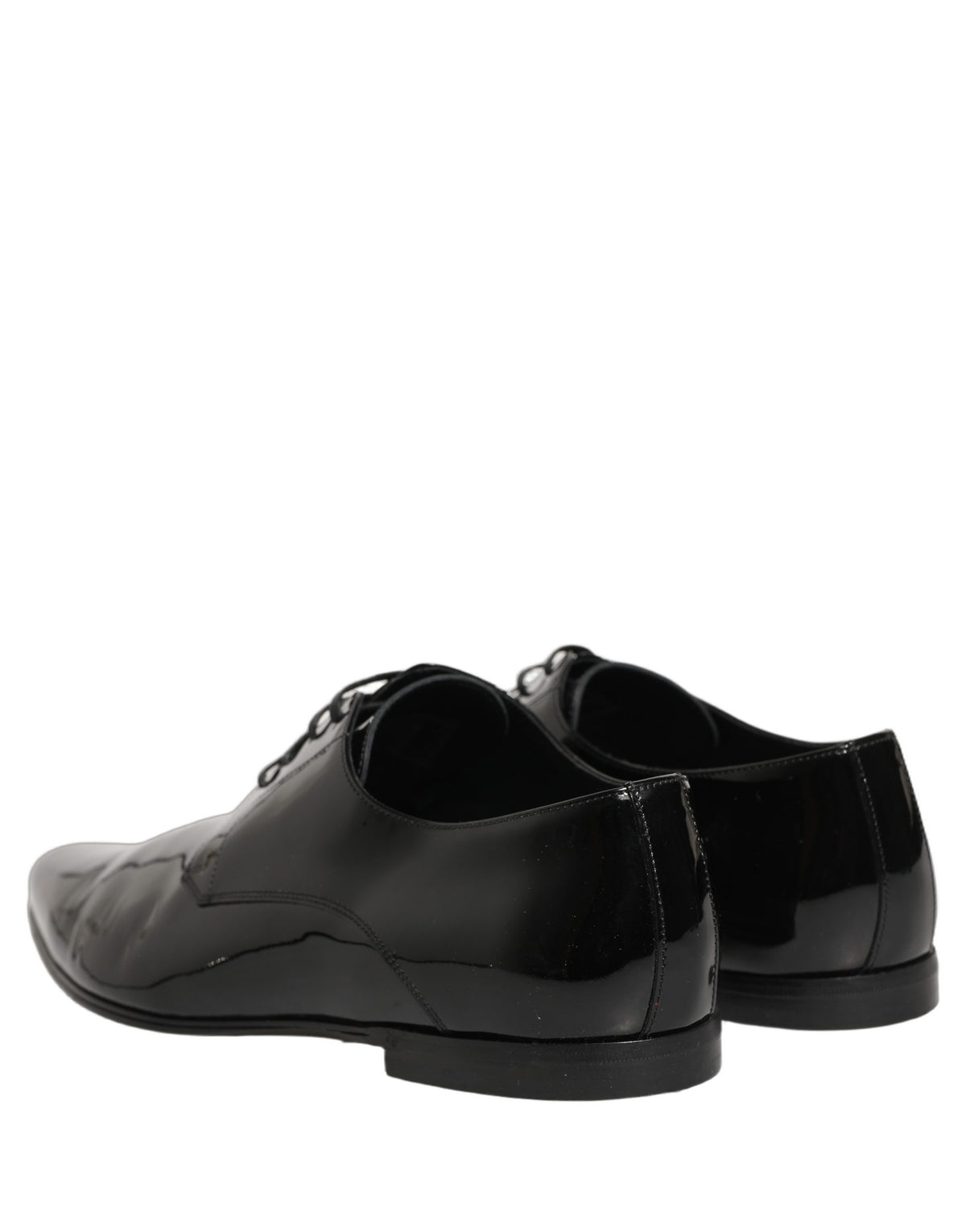 Dolce & Gabbana Black Leather Derby Shoes - Timeless Luxury