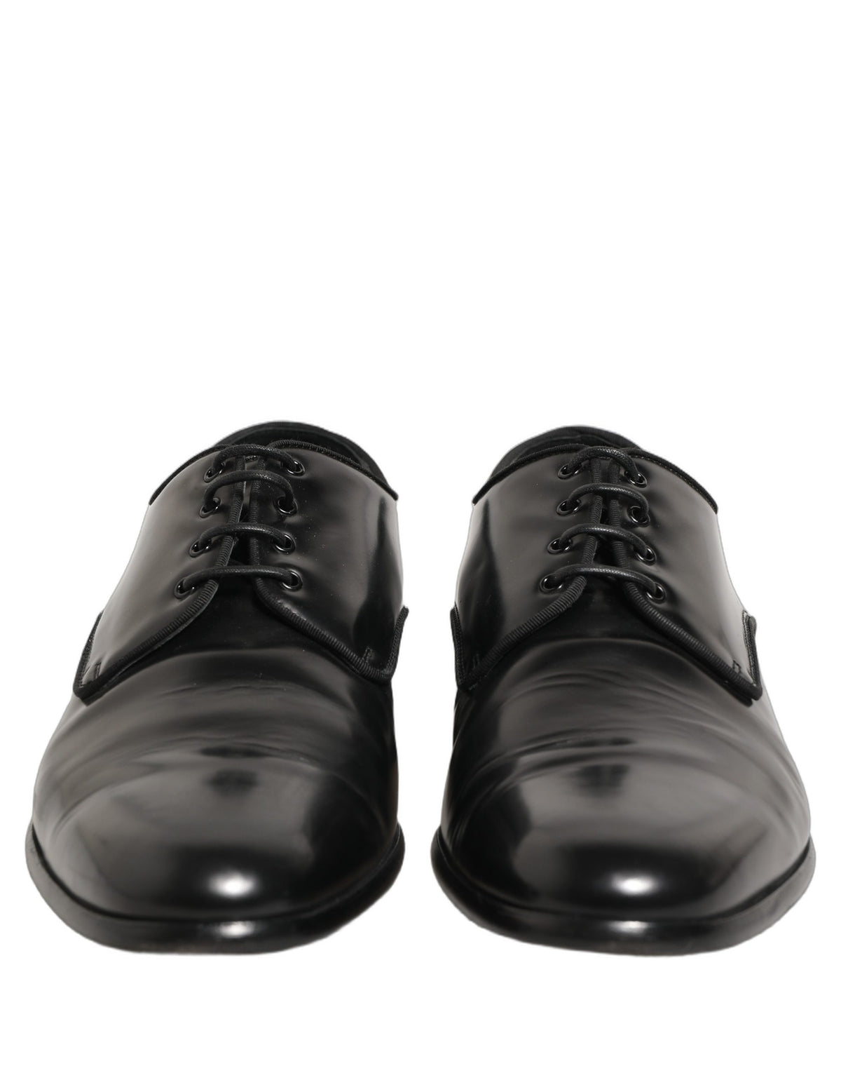 Dolce & Gabbana Derby Dress Shoes - Timeless Luxury in Black Leather