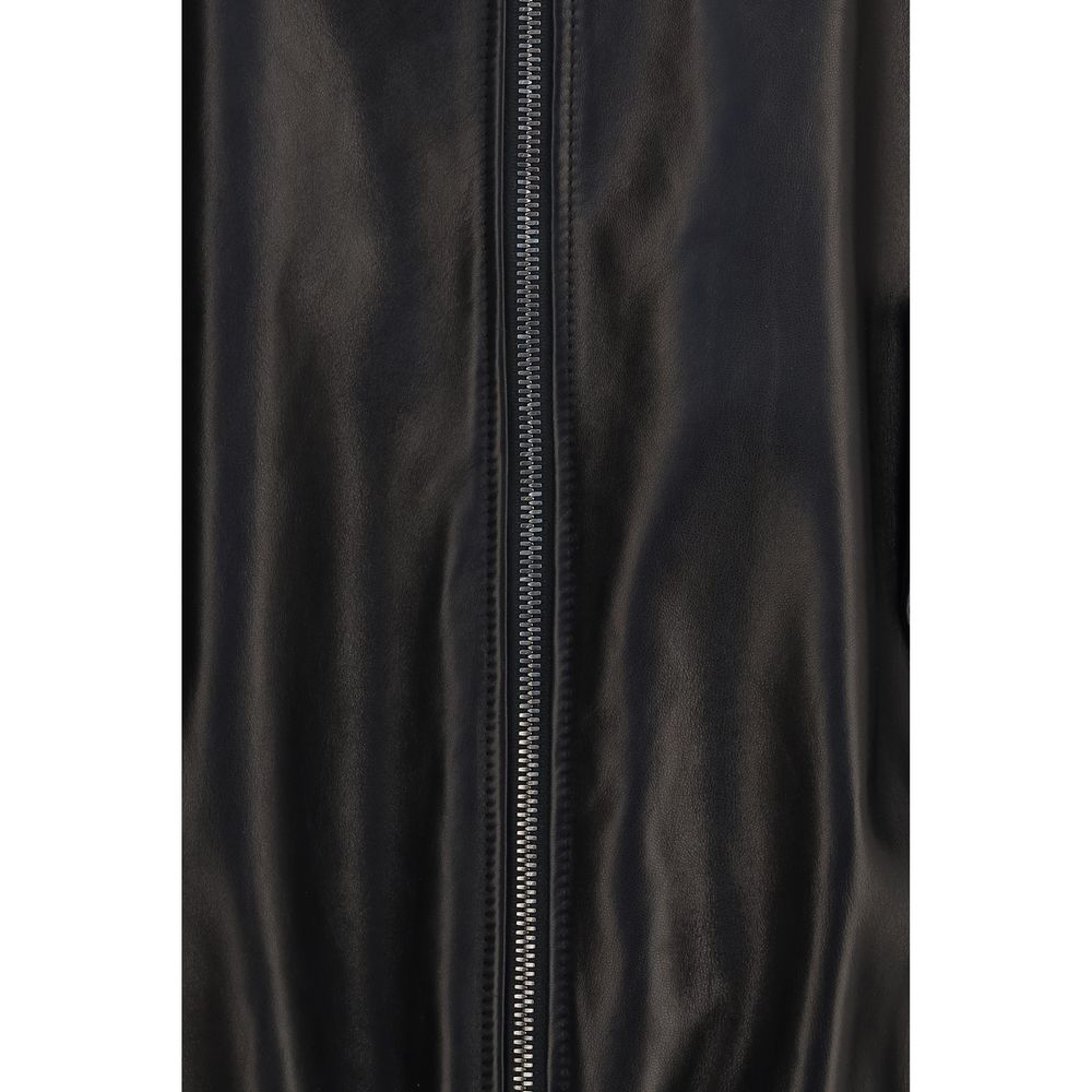 Brunello Cucinelli Black Lamb Leather Jacket - Timeless Luxury