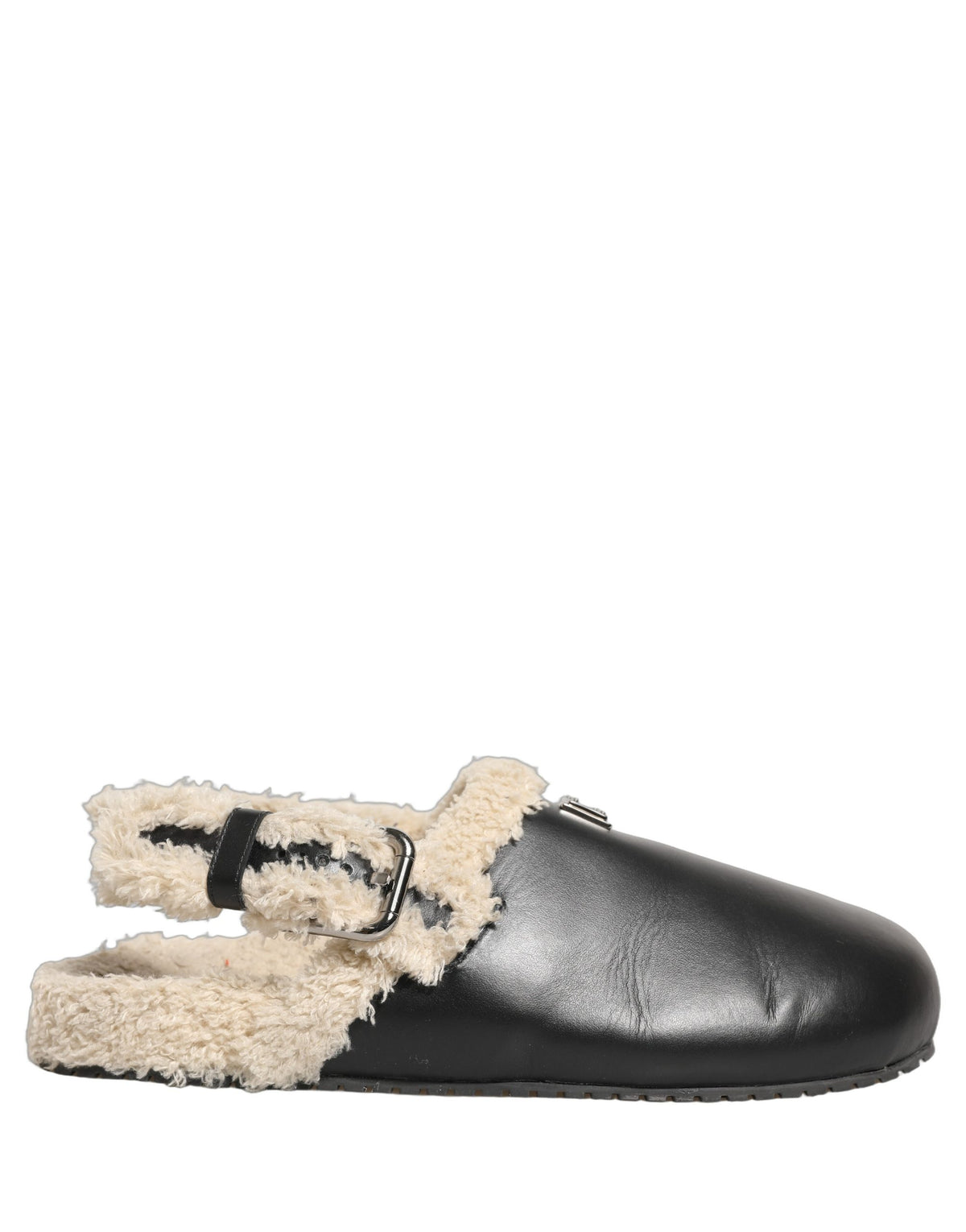 Dolce & Gabbana Luxe Faux Fur Slides Sandals for Elevated Elegance