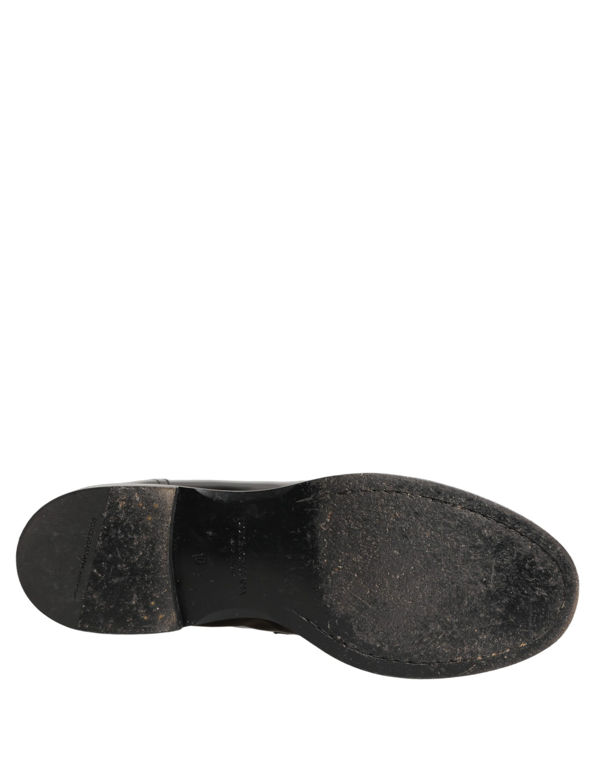 Dolce & Gabbana Black Leather Dress Loafers - Luxury Footwear