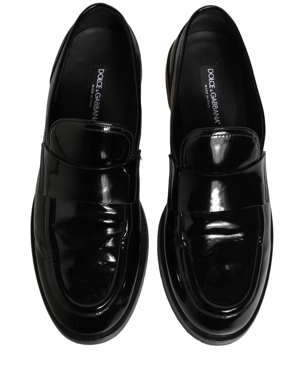 Dolce & Gabbana Black Leather Dress Loafers - Timeless Luxury