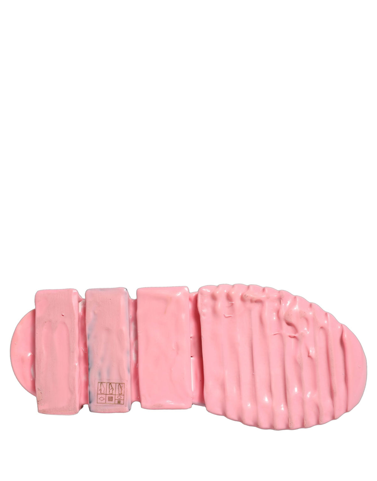 Elevate your style with Dolce & Gabbana's Pink Sorrento Sneakers, crafted in Italy from luxurious materials, embodying sophistication and effortless allure for the discerning individual.
