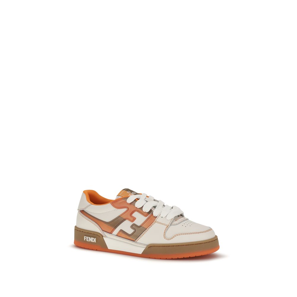 Indulge in the Fendi Multicolor Leather Athletic Sneakers, where exquisite craftsmanship meets contemporary design, elevating your style with luxurious comfort and sophistication.