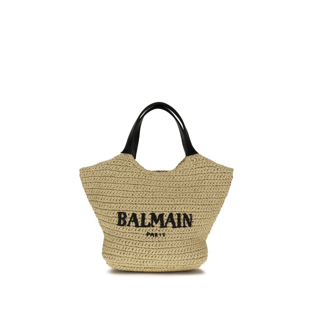 Balmain Beige Viscose Shoulder Bag - Exquisite Luxury Redefined