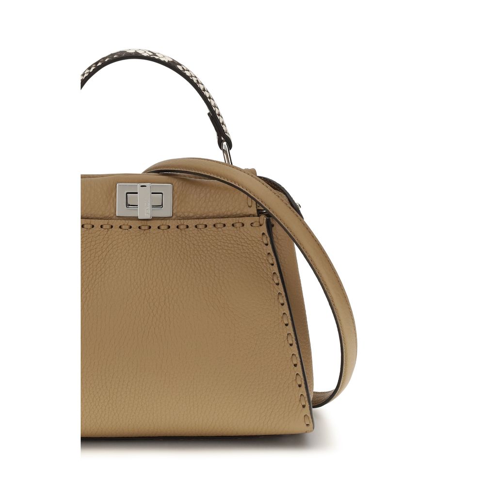 Fendi Bos Taurus Shoulder Bag - Artisanal Luxury Redefined