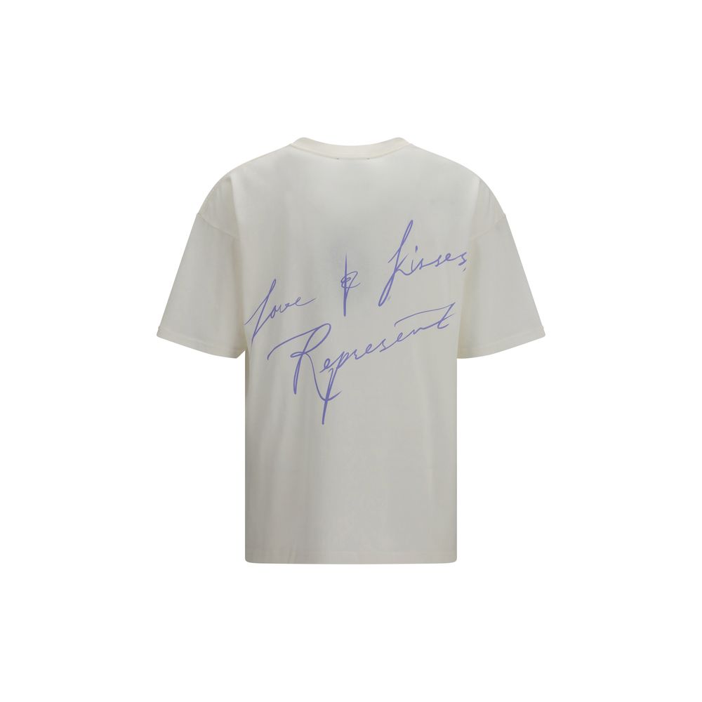 Elevate your style with the Represent White Cotton T-Shirt from the AW26 collection, a luxurious blend of comfort and contemporary artistry for the discerning individual.
