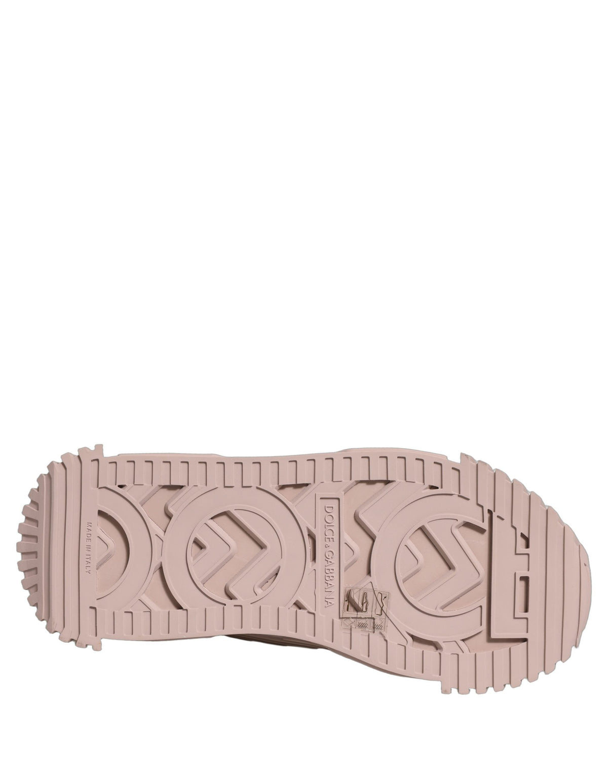 Indulge in the exquisite Dolce & Gabbana Pink Lace NS1 Low Top Sneakers, where luxurious materials meet impeccable craftsmanship, perfect for the discerning individual.